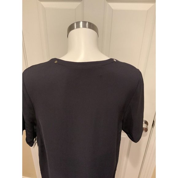 By Malene Birger Black Studded V-Neck Shift Dress, Size 6 (US) 38 (FR) NWT! - Picture 8 of 10